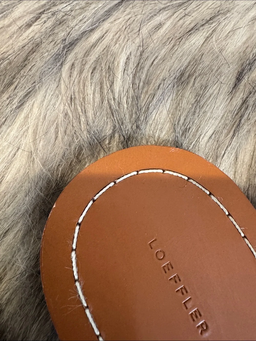Loeffler Randall cognac leather